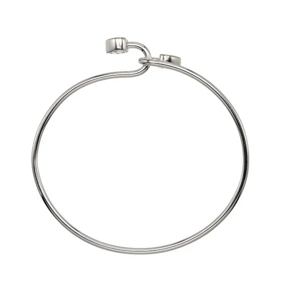 TIFFANY&Co. Double heart Bracelet Silver925/K18 yellow gold 8.53g Women